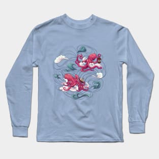 Octopus Rosé Long Sleeve T-Shirt